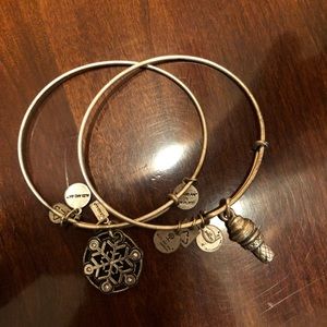 Snow flake&ice cream silver Alex and Ani bundle